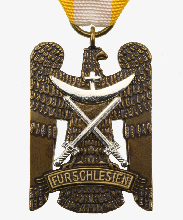 Freikorps Schlesisches Bewährungsabzeichen 2.Klasse mit Schwertern